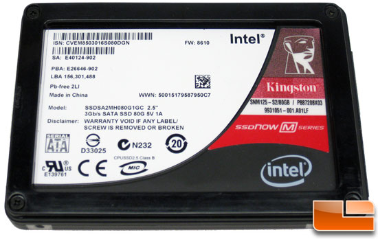 Kingston SSDNow M Series 80GB SNM125-S2/80GB