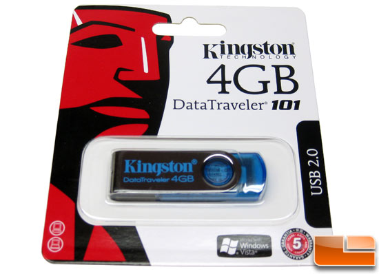Kingston 4GB DataTraveler 101 USB Flash Drive