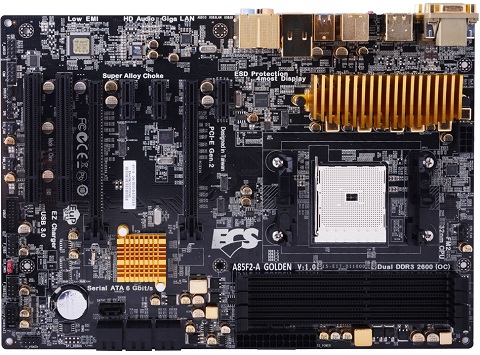 ECS A85F2-A Golden Board Announced – Individually Numbered Motherboards!