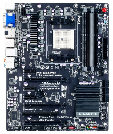 GIGABYTE F2A85X-UP4 Motherboard Pictures Released – AMD FM2 Socket & A85 Chipset