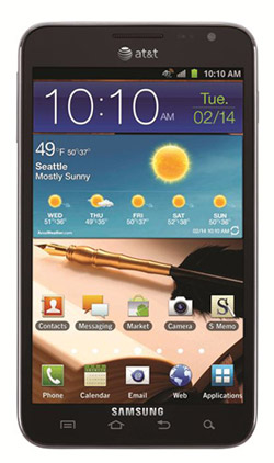 Samsung & AT&T Unveil 5.3-inch Galaxy Note