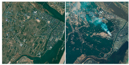 Google Earth Shows Before & After Images Of Japan Earthquake And Tsunami