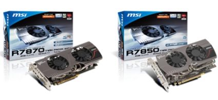 MSI Announces All New R7800 Twin Frozr Series Graphics Card