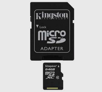 Kingston microSDXC Class 10 card