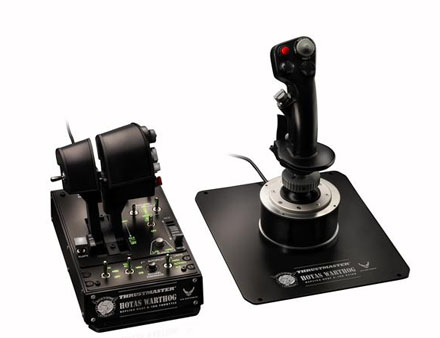 Thrustmaster Displays Replica A-10 C Thunderbolt II Flight Stick