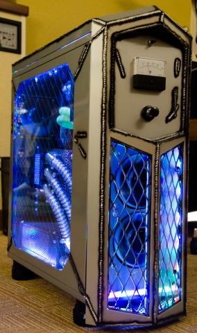 Rosewill Debuts Throne Industrial Custom Case Mod At Pax Legit Reviews