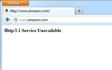 Amazon Website Down