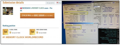 ASrock Z87M OC Formula Breaks DDR3 World Record Again w/ 4285.6MHz