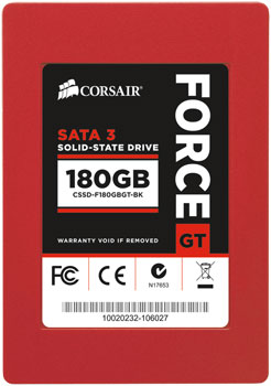 Corsair Announces 180GB and 240GB Force GT SSDs