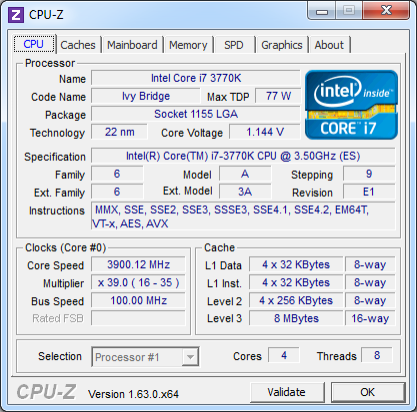 CPU-Z 1.63