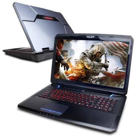 CyberPower Debuts PC Gaming Gear at CES2013 – 17-Inch Fang Book, Zeus SFF & Liquid Cooling Kit