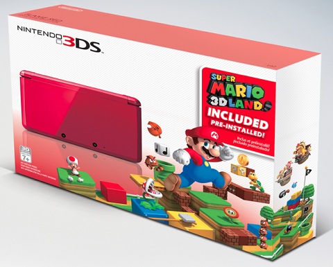 Flame Red 3DS bundle