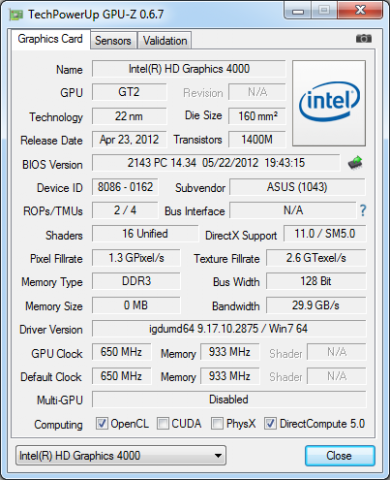 GPU-Z v0.6.7 