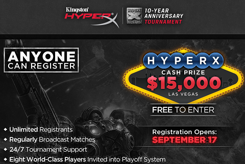 Kingston Technology Hosts HyperX 10-Year Anniversary StarCraft II Tournament