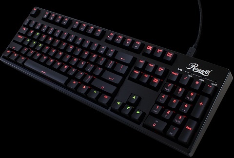 Rosewill Debuts First Dual LED Backlit Mechanical Gaming Keyboard