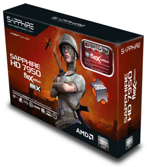 Sapphire AMD Radeon HD 7950 Flex Edition Announced, Makes Eyefinity Easy