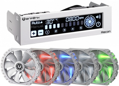 Bitfenix Launches Recon White & Spectre Pro All White LED Fans!