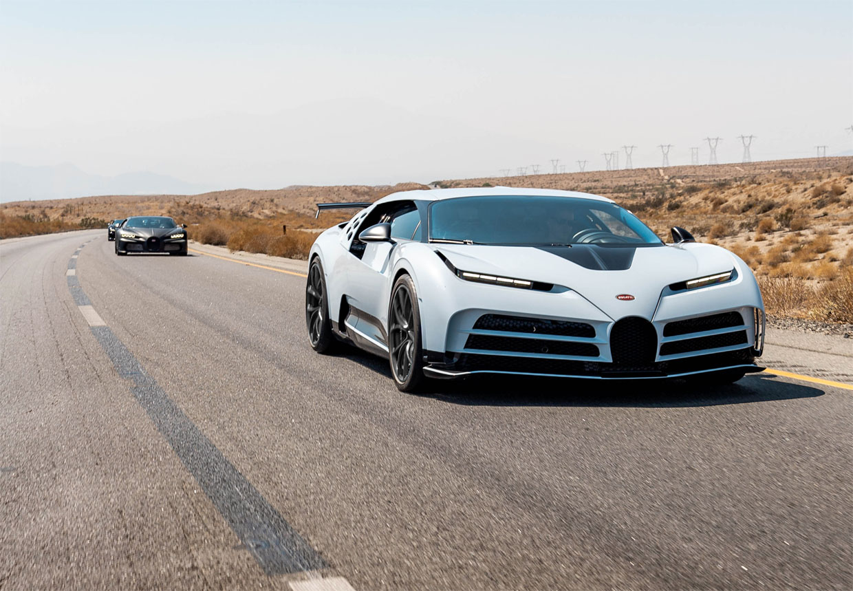 Bugatti Chiron Super Sport undergoing high-speed testing