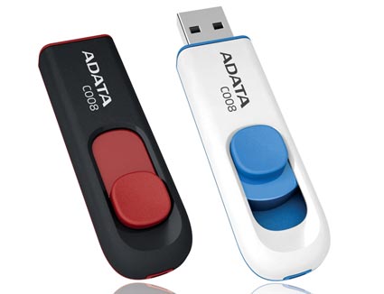 ADATA Releases C008 Retractable USB Flash Drive