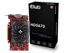 Club 3Ds Radeon HD 5670 Graphics Card Now Available