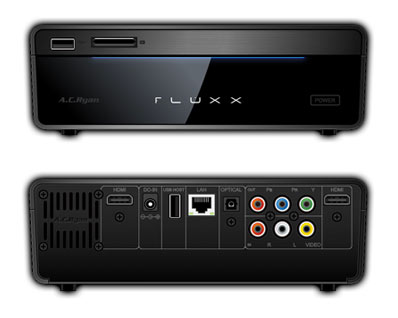 AC Ryan Announces FLUXX Full HD Media Player – Intel Atom CE4150 CPU