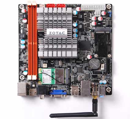 ZOTAC mini-ITX NM10-ITX WiFi Intel Atom Motherboard