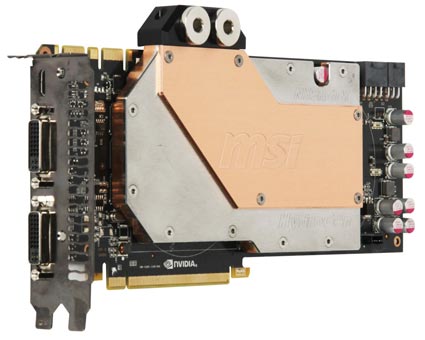 MSI Unveils the N580GTX HydroGen’s All Copper Waterblock