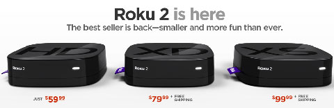 Roku 2 Media Players are Smaller, Play Games and Start At $59