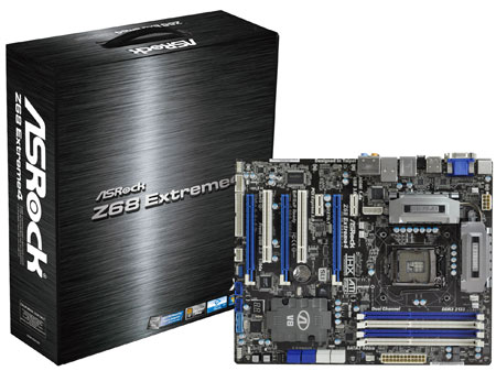 ASRock Announces Three Intel Z68 Chipset LGA1155 Motherboards