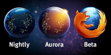 Mozilla Firefox Aurora Logo