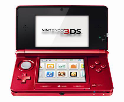 Flame Red Nintendo 3DS