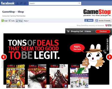 GameStop Facebook Store