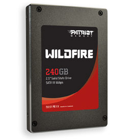 Patriot Wildfire Series SSDs Released – SandForce SF-2200 w/ Firmware 3.1.9