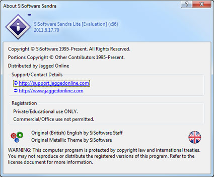 SiSoftware Sandra 2011 SP4 v17.70 Released For Download