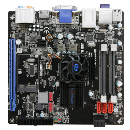 SAPPHIRE Pure White Fusion E350M1W mainboard