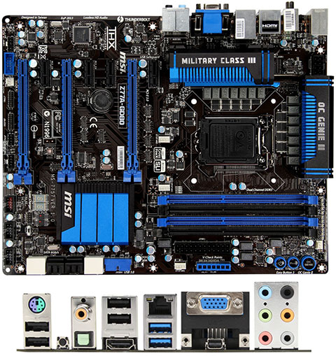 MSI Z77A-GD80 Thunderbolt Motherboard