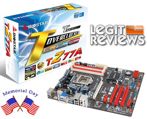 BIOSTAR TZ77A Motherboard Giveway For Memorial Day!