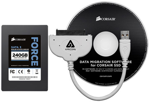 Corsair Announces SSD Upgrade Kit for Notebooks