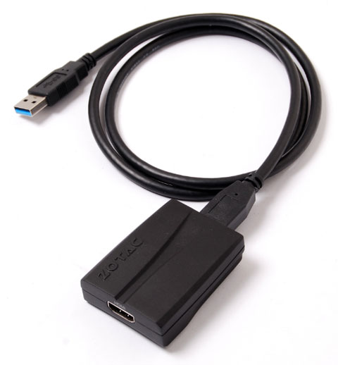 ZOTAC Announces USB 3.0 to HDMI Adaptor