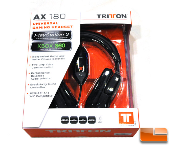 Tritton AX180 Gaming Headset Triton Headphones AX 180 Only - No Microphone  NEW