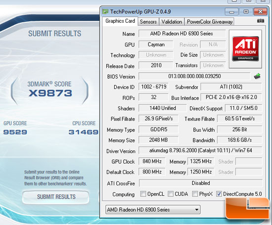 ATI Radeon HD 6950 OC Video Card Overclocking