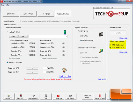 Radeon bios editor как пользоваться