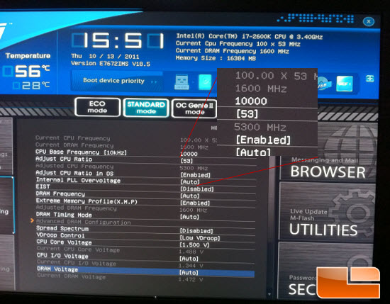 MSI 18.5 53 multiplier BIOS