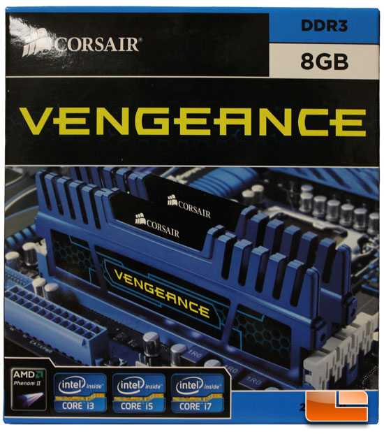 Corsair vengeance front packaging