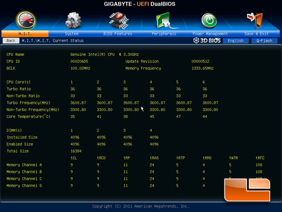 GIGABYTE GA-X79-UD7 3D UEFI BIOS