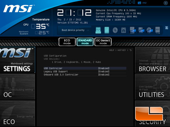 MSI Big Bang XPower II Click BIOS II