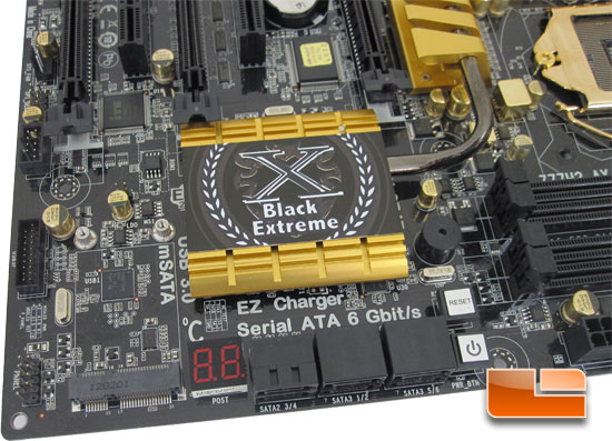 ECS Z77H2-AX Golden Intel Z77 Motherboard Layout