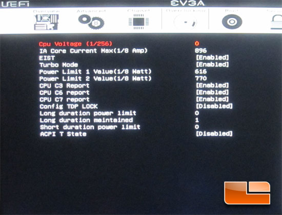 EVGA Z77 FTW 151-IB-E699-KR System UEFI BIOS