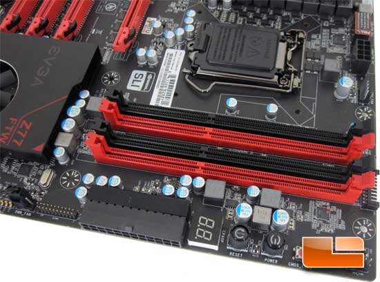 EVGA Z77 FTW 151-IB-E699-KR Motherboard Layout