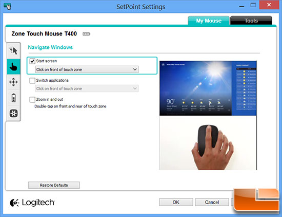 logitech setpoint software add mouse 570
